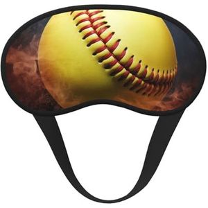 Slaap-oogmasker voor dames en heren, zacht, comfortabel slaapmasker, verduisterend, slaapoogbedekking voor reizen, yoga, dutje, werk, softbal