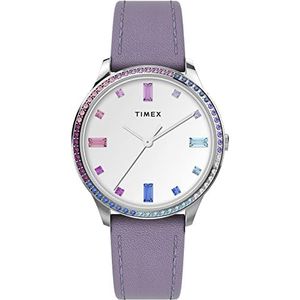 Timex Modern Easy Reader horloge voor dames, Paars, Jurk 32 mm