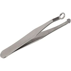 Pincet - Roestvrijstaal - Neushaar Knippen - Veilige Ronde Tip - Compact Ontwerp