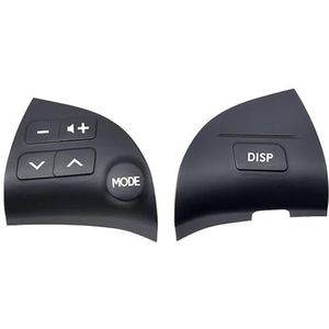 Auto Stuurwielbedieningsknoppen 84250-33190 Voor Toyota Voor Lexus ES350 2006 2007 2008 2009 2010 2011 2012 Auto Multifunctionele Bluetooth-luidsprekerknopschakelaar(Black Low)