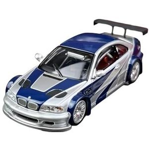 Schaal Automodel 1:64 Voor BMW E46 Sportwagen Simulatie Legering Diecast Model Collectible Metalen Speelgoed Jongens Gift Cars Replica