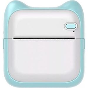 WMMNHY Pocket Thermische Printer Draagbare Mini Connect Photo Label(Argento)