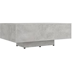 vidaXL Salontafel 85x55x31 cm spaanplaat betongrijs