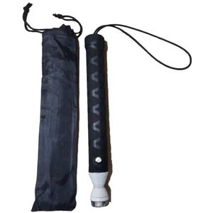 Witte stok, Een lichtgewicht en duurzame reisassistent, 23 cm, kan in verschillende tassen for mannen vrouwen worden gestopt