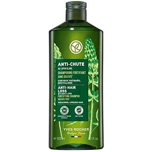 Yves Rocher Stimulerende shampoo tegen haaruitval met agave en witte lupine, broos haar, zonder sulfaat, zonder siliconen, 300 ml