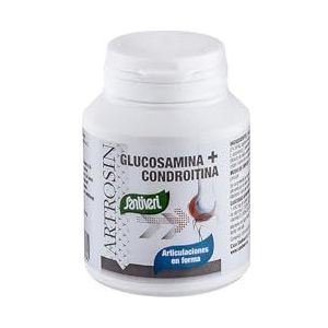 SANTIVERI Artrosine, voedingssupplementen met glucosamine, chondroïtine, vitamine C en D en selenium, helpt gewrichten en botten onder normale omstandigheden te behouden, 120 tabletten