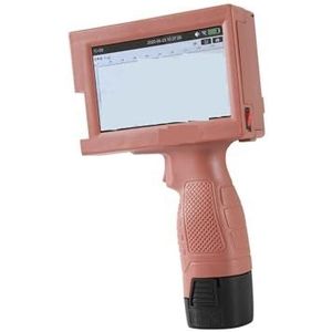 Automatische Handheld Inkjetprinter Vervaldatum Injecteerbox Handjet Codeerprinter Flatbedprinter Enkele Kleur