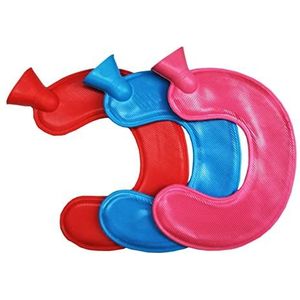 Mini warmwaterkruik, warmwaterkruik U-vormige natuurlijke rubberen verwarming warmwaterzak fles voor nek- en schouderpijnverlichting