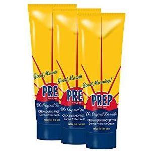 PREP, Huidbeschermingscrème in tube bij irritatie, hydraterende gezichtscrème, kalmerend, voor alle huidtypes, 3 tubes à 75 ml