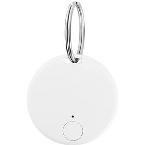 Sleutelvinder, bluetooth-tracker voor het vinden van voorwerpen, draadloos, sleutelvinder voor honden, kinderen, katten, bagage, portemonnee, sleutels, compatibel met iOS Android (wit)