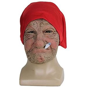 GALsor Roken Oma Masker Masker Hoofd Mouw Oude Man Opa Hoed Opa Pruik Masker Masker