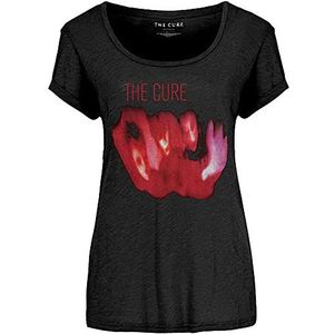 The Cure Ladies Tee Pornography (Scoop Neck) - Small - Black
