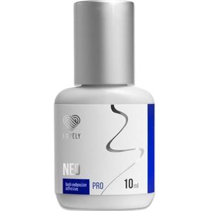 LOVELY Wimperlijm NEO 10ml Zwart - vloeibare & snelle lijm, droogtijd ONMIDDELLIJK - 8 weken kleefkracht - zeer elastisch, zeer duurzaam - voor professionele wimperextensions