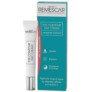 Remescar - Oogcontour Dagcreme - 20 ml - Anti Rimpel Crème met Vitamine C en Caffeine