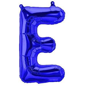 Folieballonnen letters blauw - 40/80/100 cm voor verjaardag bruiloft party decoratie Happy Birthday vrijgezellencadeau ballon afstuderen reuzenballon ABI groot XXL klein mini roze jongens 40 cm - E)