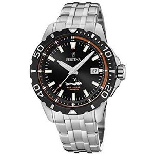 Festina Uniseks analoog kwartshorloge voor volwassenen met roestvrij stalen armband F20461/3