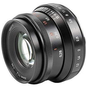 7artisans 35mm f1.2 Mark II APS-C geklikt groter diafragma prime lens geschikt voor Sony A7 A7II A7III (A7M3) A7R A7RIII A7S A7SIII A6000 A6300 A6400 A6500 NEX-3 NEX-3R NEX-5T
