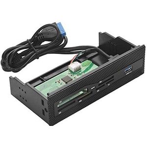 5,25 inch interne kaartlezer, multifunctionele interne kaartlezer, dashboard, pc-frontpaneel, USB 3.0-poort, ondersteuning voor M2-, MSO-, SD-, MS-, XD- en 64G TF-kaarten