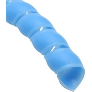 Kabelmouw, Spiraalvormige kabelbinder organizer, veelkleurig, meerdere maten(Blu,ID 10mm 2 Meters)