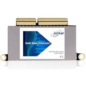 Jorkar 512GB SSD voor MacBook Pro A1708 NVMe PCIe Gen3x4, interne Solid State Drive Upgrade voor MacBook Pro A1708 (2016-2017)