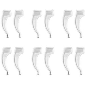 Winomo Oorpads van zacht silicone, transparant, 20 paar