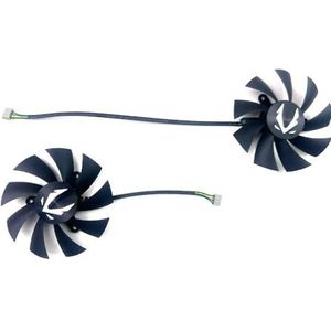 Koelventilator 87MM 4PIN GA92S2U GA92A2H RTX2080 AMP GPU-ventilator voor ZOTAC voor GAMING voor GeForce RTX 2070 2060 SUPER Twin 2080(Silver)