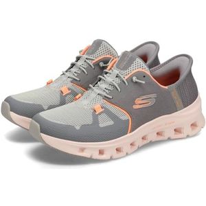Skechers - Glide-Step Pro - Sneakers - Grijs Oranje - Hands Free Slip-ins
