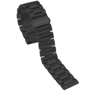 LQXHZ 16 mm 18 mm 20 mm 22 mm 24 mm roestvrij stalen horlogeband band compatibel met Samsung Galaxy Watch armband horlogeband stalen band armband, 18mm, agaat