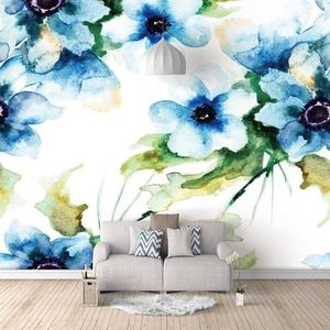 3D Behang Woonkamer Bank Bloemen Bloemen Bladeren Landschap Creatieve Woonkamer Decoratie-300Cm×210Cm