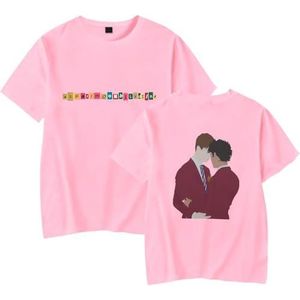 Young Royals T-shirts Mannen Vrouwen Mode Tee Unisex Jongens Meisjes Casual Zomer Korte Mouw Shirts XXS-4XL, roze, S