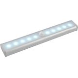 LED Balk met Bewegingssensor + Dag en Nacht Sensor op Batterijen - Maxozo Listy - LED Kastverlichting - Kastlamp met Sensor - 19cm