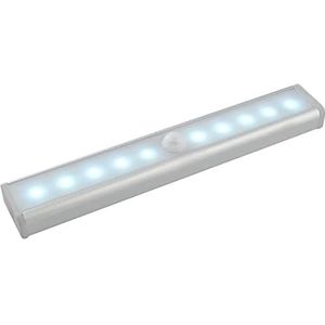 LED Balk met Bewegingssensor + Dag en Nacht Sensor op Batterijen - Maxozo Listy - LED Kastverlichting - Kastlamp met Sensor - 19cm