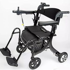Elektrische Power Walker - Rollator - Opvouwbaar - Lithium Batterij - Voor Ouderen