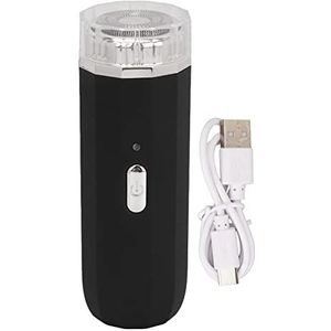 Elektrische Tondeuse voor Heren, Draagbare Baardtondeuse Verzorging voor op Reis (Zwart)