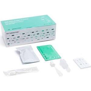 1x Accudoctor Speeksel Test Drugtest 3 drogen in speeksel speekseltest THC Cannabis Marihuana cokaïne MET medicijnen zelftest Drug Test kit testing sneltest tests strips
