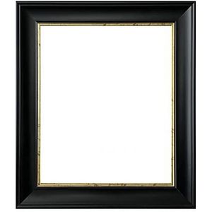 FRAMES BY POST Scandi Fotolijst Zwart met Crackle Gold 60 x 80 cm Kunststof Glas