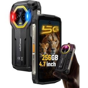 Ulefone Armor Mini 20 Pro 5G mobiele telefoon, onbreekbaar, smartphone, onbreekbaar, 16 GB + 256 GB