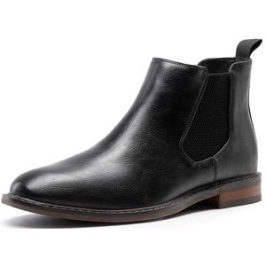 Bruno Marc Chelsea laarzen voor heren, kostuumlaarzen, klassieke business boots, zwart, 41 EU