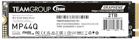 Team Group - MP44Q - SSD - 2TB - NVMe PCIe Gen4