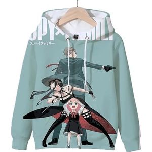 AWANO Kinderen 3D Hoodie Spy X Familie Anya Forger Kawaii Sweatshirts Meisjes Anime Sweatshirts Kinderen Cartoon Trui Sudadera Jongens Tracksuit