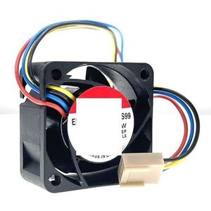 2 stuks Mute 40mm 4cm 12V PWM computerbehuizing koelventilator, EF40201B1-Q01C-S99 voor Sunon 40X40X20mm 1.28W 4Pin stille koeler