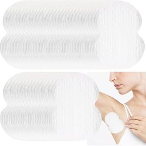 DALAETUS 100 stuks zweetpads, zweetpads voor oksels, zweetpads, anti-transpirant-pads, wegwerp-overalls, voor mannen en vrouwen