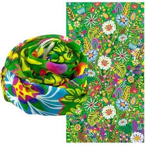 Pylones - Halsdoek/pareo, kleurrijk, voor lente, Groen, Eén maat