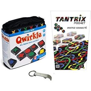 Qwirkle Voyage + Tantrix Pocket + 1 flesopener Blumie (Tantrix + Qwirkle)