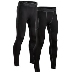 DANISH ENDURANCE - Compressiebroek - Zwart - Set van 2