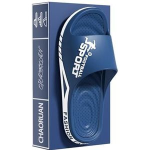 Bathroom slippers， EVA-pantoffels for dames in de zomer - lichtgewicht sandalen met dikke zool for binnenhuisgebruik,House slippers(Blue,47 EU)