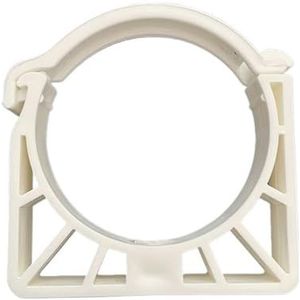 10 stuks witte plastic U-klemhouder voor waterpijp, buisdiameter 16 mm, 20 mm, 25 mm, 32 mm, 40 mm, 50 mm, 6,3 cm, 75 mm, 90 mm, 110 pijpklemmen voor waterleidingen, gasleidingen, kabelbevestiging (32