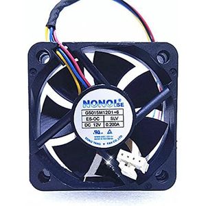 For NONOISE G5015M12D1+6 12V 0.200A CPU car audio cooling fan