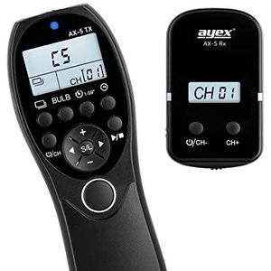 ayex AX-5 DC2 timer draadloze afstandsbediening compatibel met Nikon Z7 Z6 D7500 D7200 D7100 D610 D600 D90 D5600 P7700