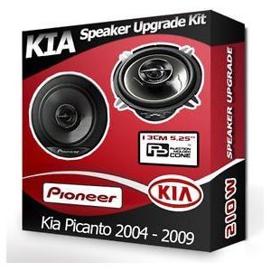 Pioneer luidspreker voor voordeuren Kia Picanto, 13 cm, 250 W, 1 paar